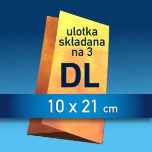 Ulotka składana A4 do DL